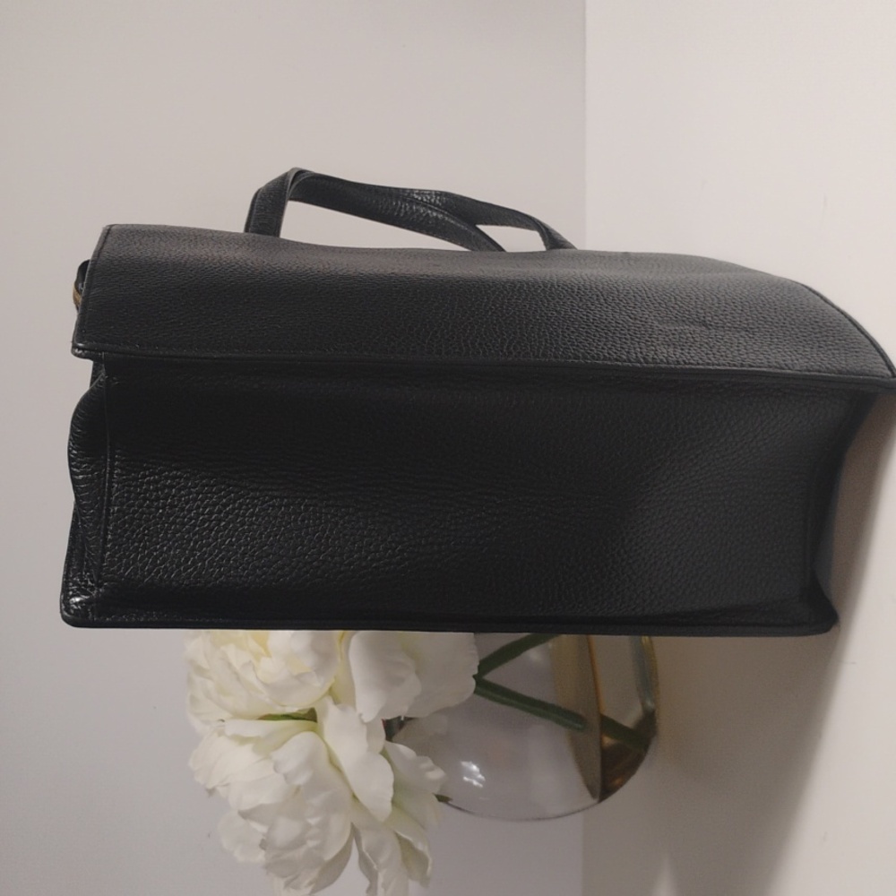 NWOT kate spade Black Pebbled Leather Bow Top-Handle Crossbody Bag - Picture 6 of 13